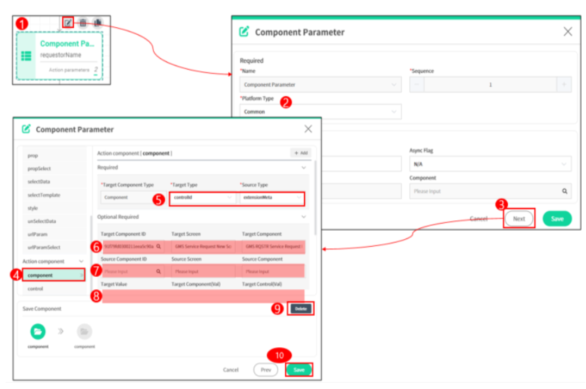 Component Parameter 1