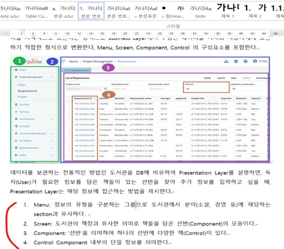 Previous Document Format