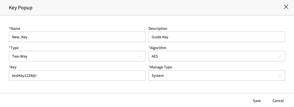 Create System Key